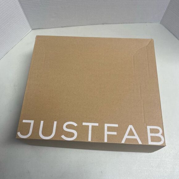 JUST FAB Khloy Stretch Stiletto Booties Tan Slip On Size 9.5 New With Box - Picture 4 of 12